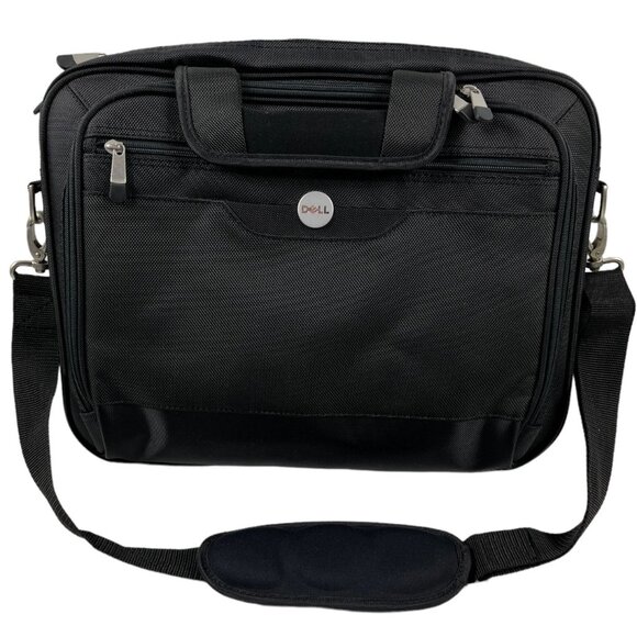 Dell Other - DELL Laptop Computer Carrying Case Black Silver Color Hardware W/ Shoulder Strap